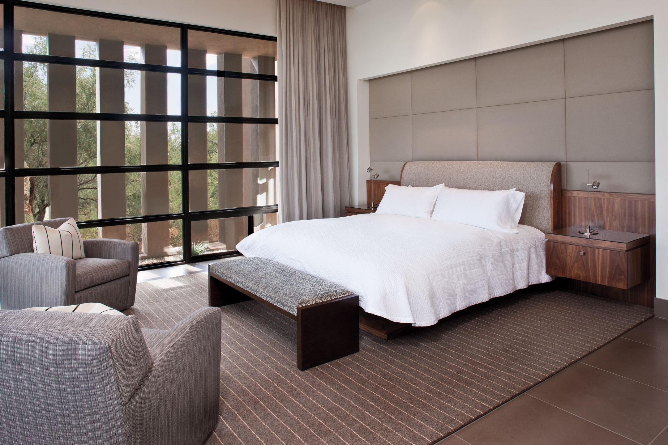 Modern Neutral Bedroom Luxe Interiors + Design