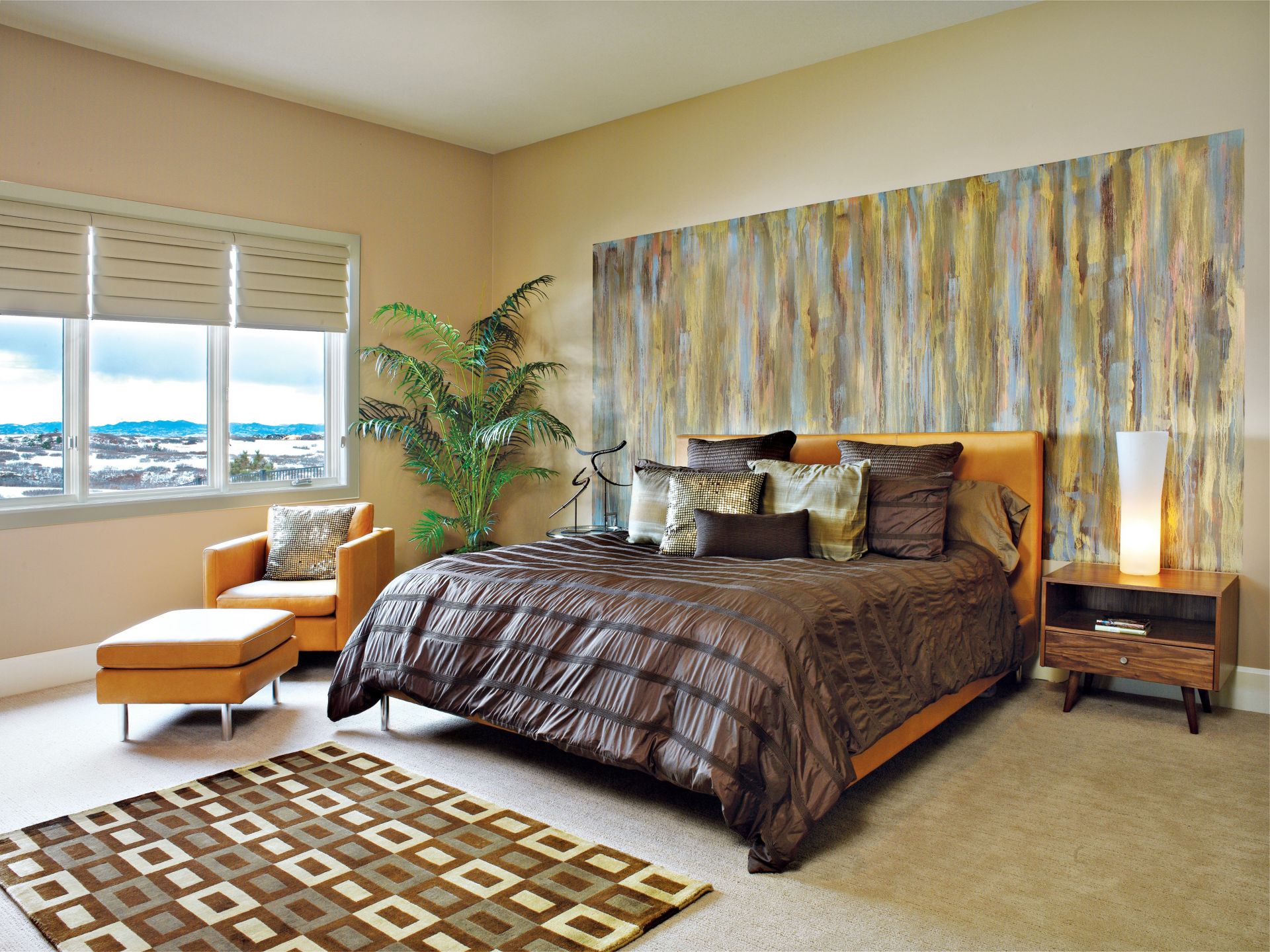 Contemporary Guest Room Luxe Interiors + Design