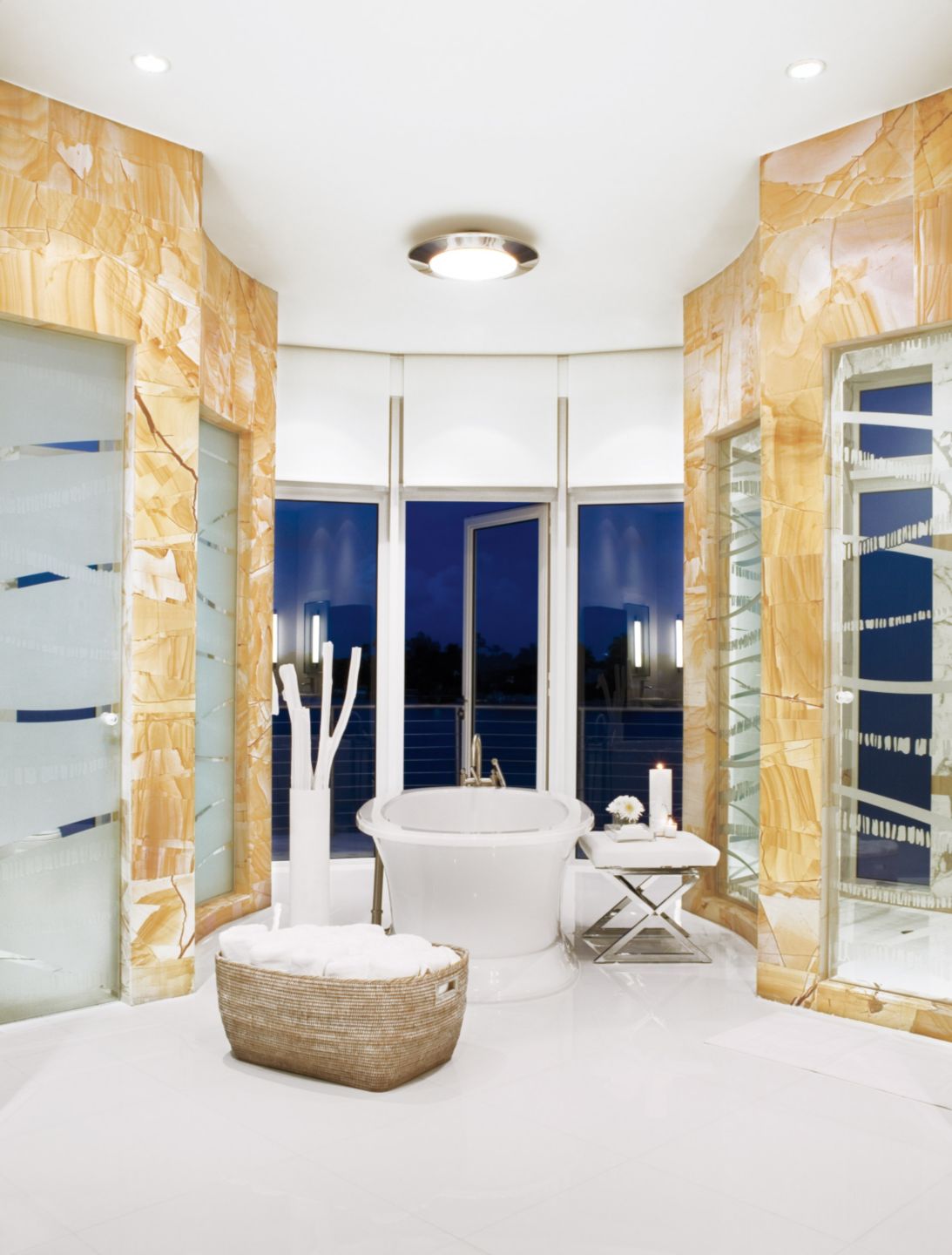 Glamorous Master Bathroom Luxe Interiors + Design
