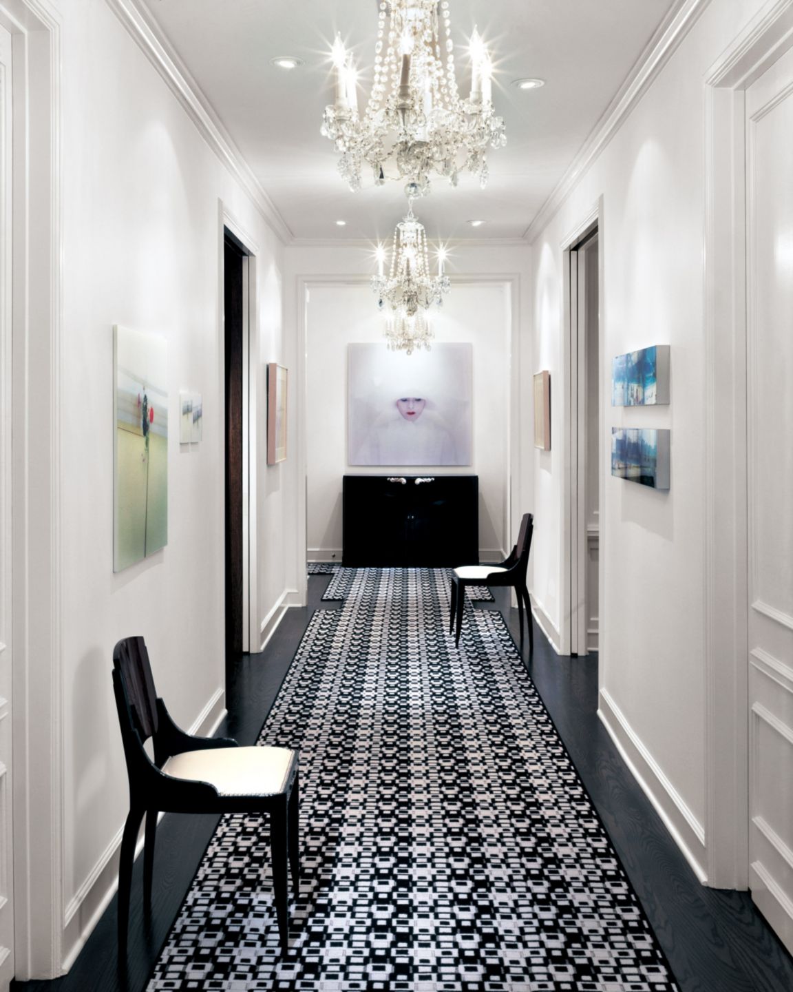 Black And White Hallway Designs at John Macdonald blog