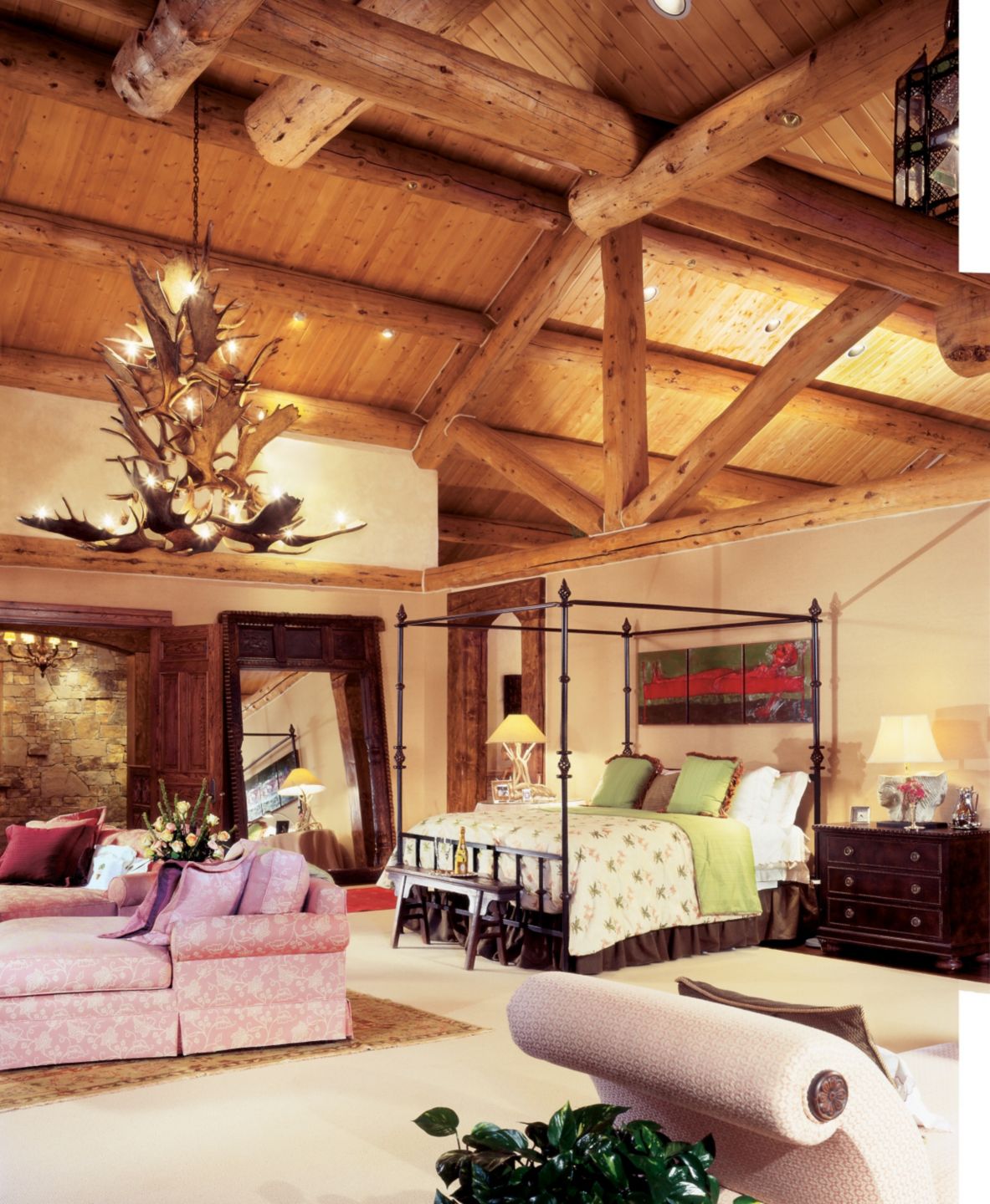 Eclectic Guest Bedroom Luxe Interiors + Design