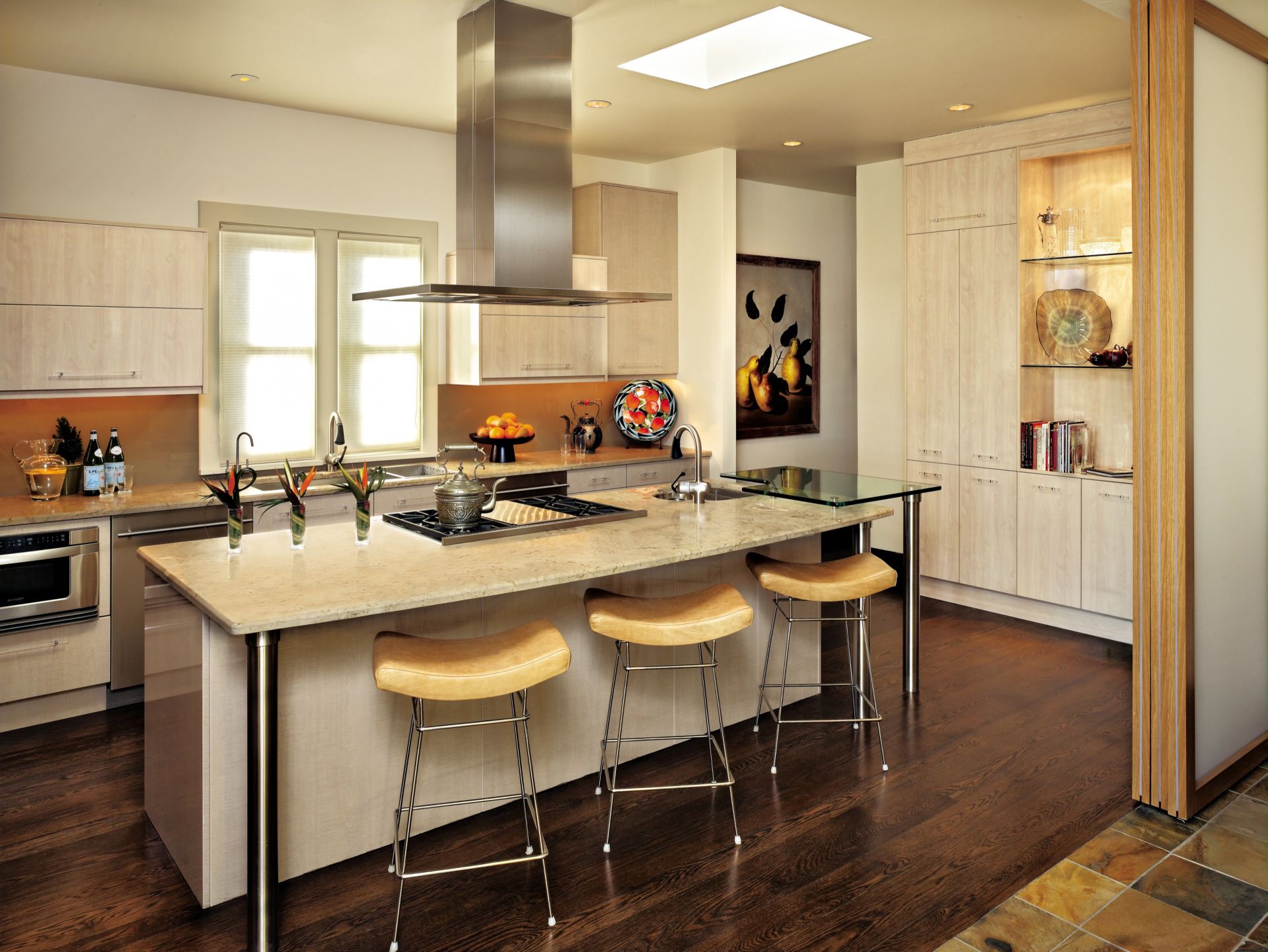 Contemporary Neutral Kitchen Luxe Interiors + Design