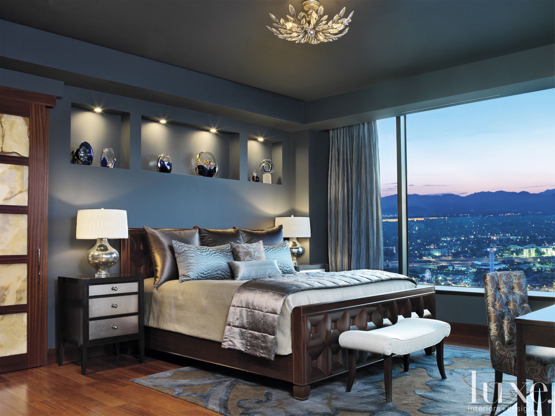 City Style Bedroom Luxe Interiors + Design