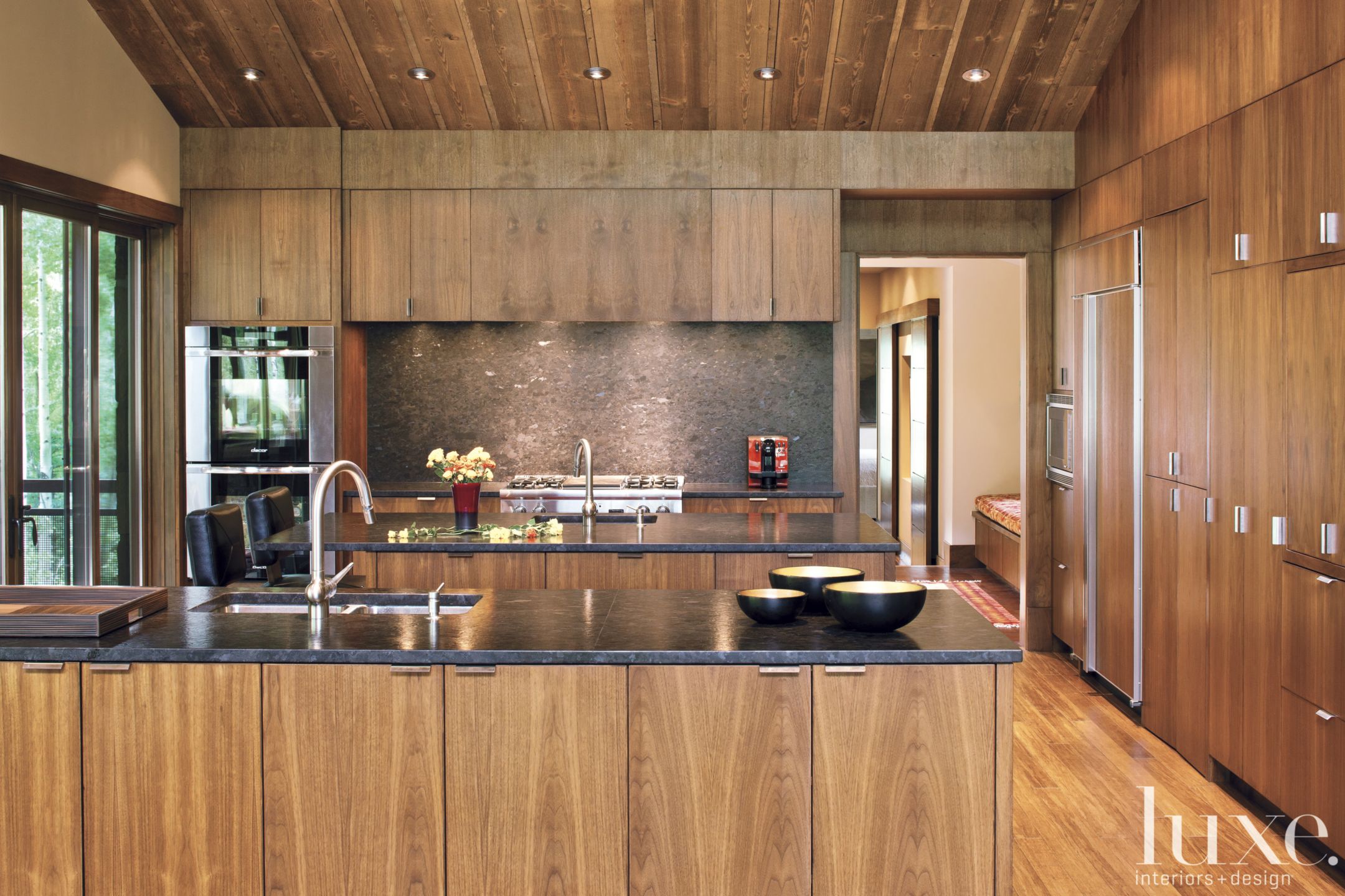 Rustic Contemporary Kitchen - Luxe Interiors + Design