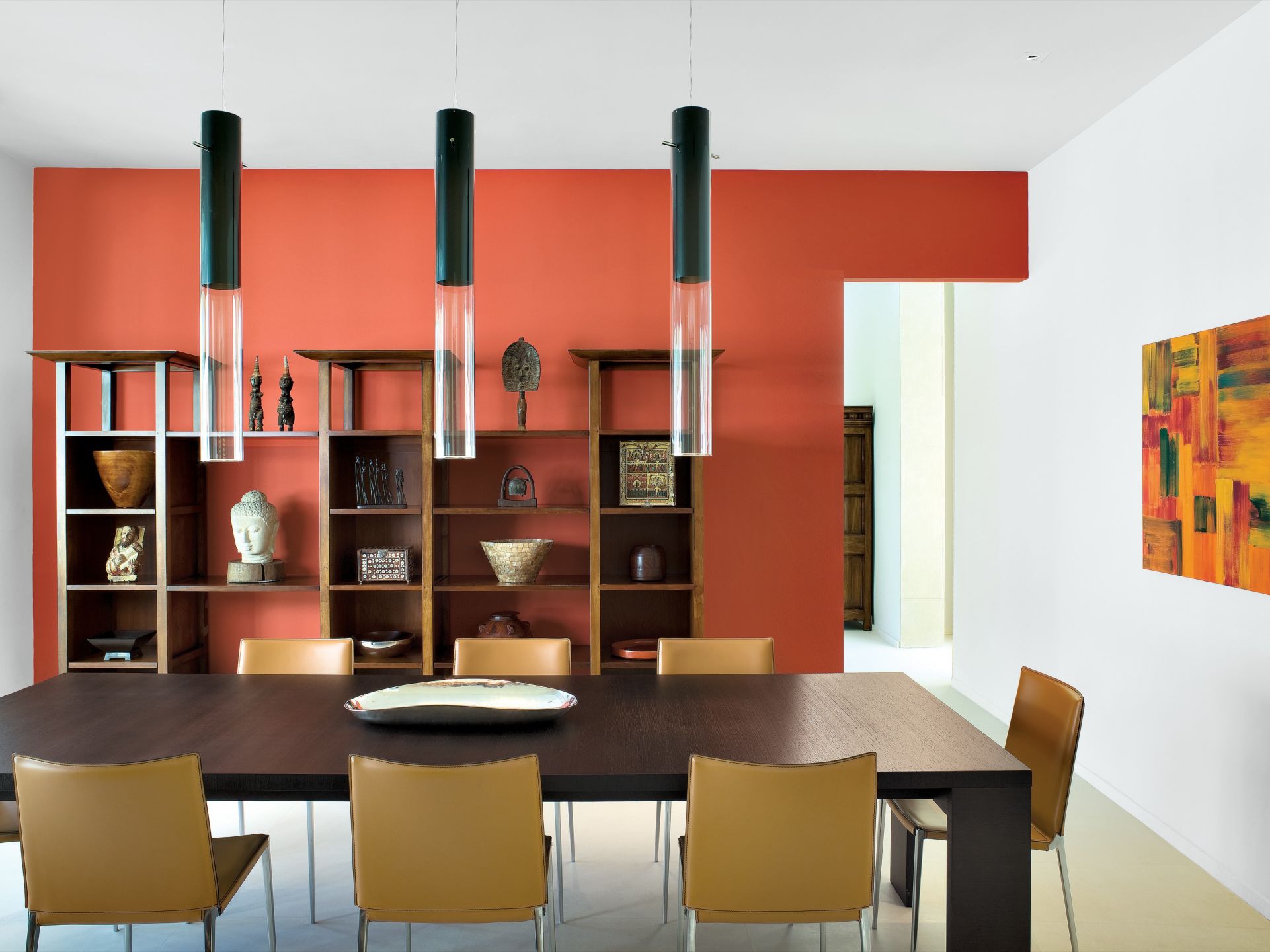 Transitional Neutral Dining Room Luxe Interiors + Design