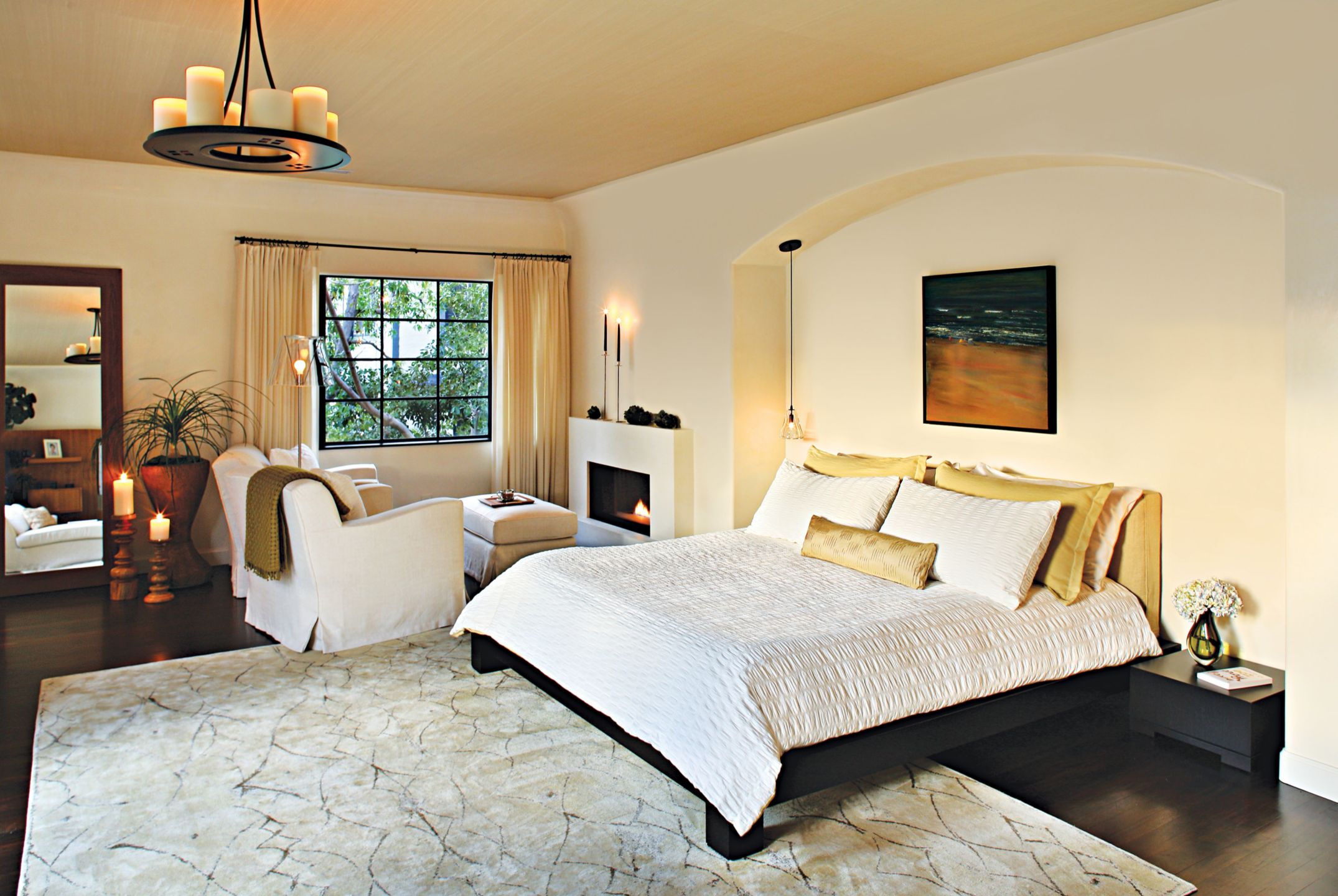 Traditional White Bedroom - Luxe Interiors + Design