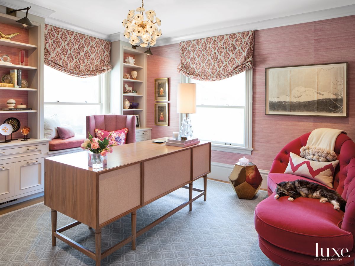 Office Decor Hot Pink And Gold at Jodi Detweiler blog