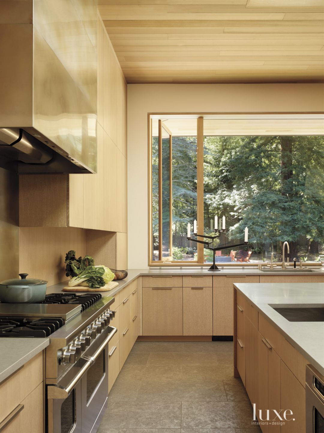 Modern White Oak Kitchen Luxe Interiors + Design