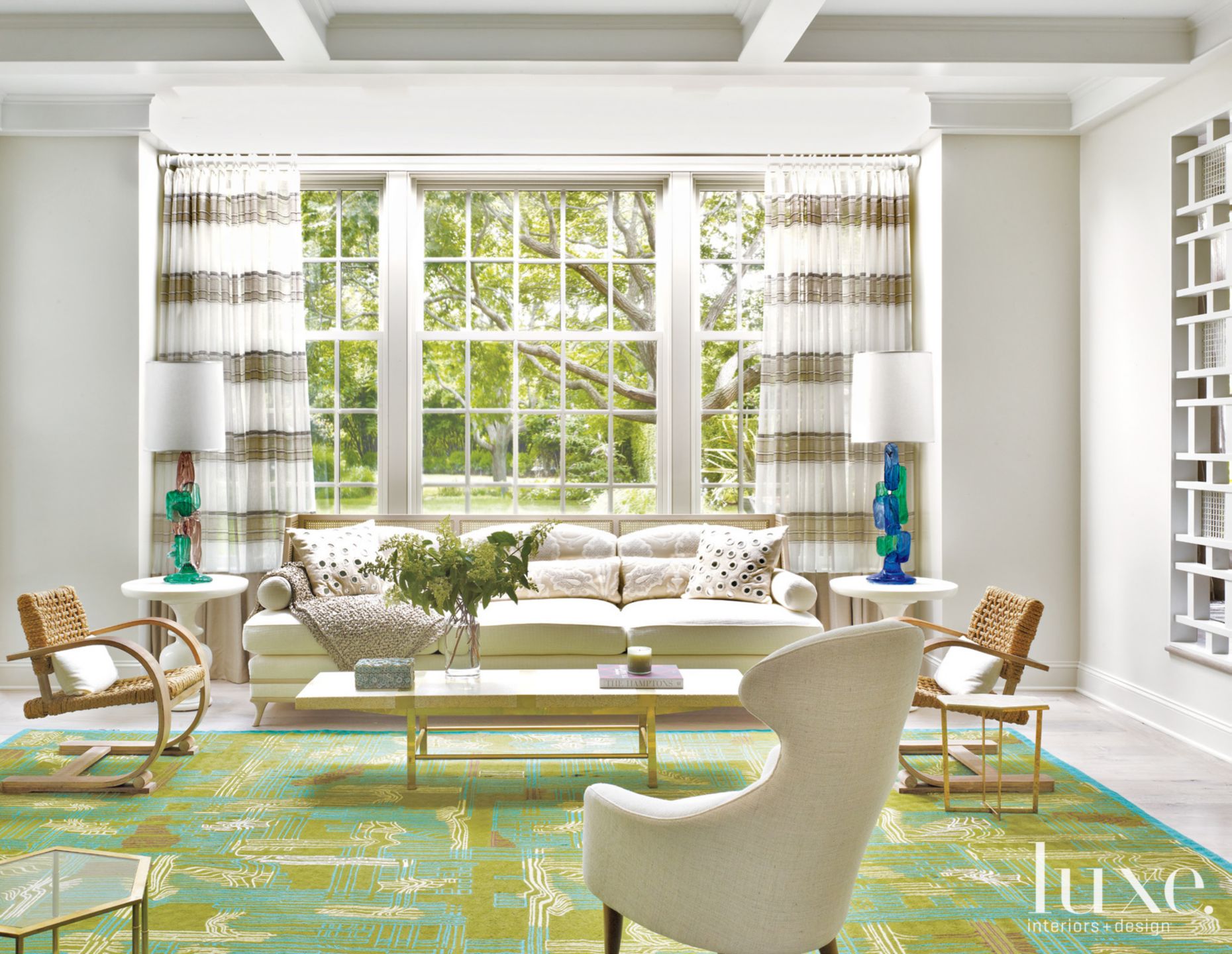 Living Room Ideas Green Rug